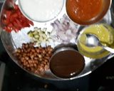 A picture of step 5 of Tikki chaat from left over lunch.