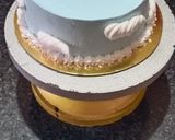 A picture of step 5 of Rainbow Cake.
