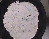 A picture of step 3 of Cabbage akki roti.