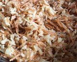 A picture of step 3 of Rice with Vermicelli and Onion.