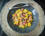 Foto del paso 7 de la receta: Kartoffelsalat -ensalada alemana de patata y frankfurt-