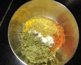 A picture of step 1 of Masala fulka.