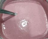 A picture of step 3 of Beetroot appam.