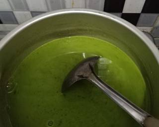 Es cendol daun kelor - Step 3