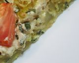 Une image de l'étape 4 de Tarte où Quiche à la pommes de terre.