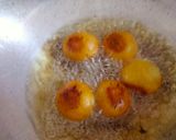 A picture of step 3 of Gulkand filled sweet potato gulab jamun.