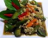 รูปขั้นตอนการทำที่ 5 ของ มะเขือยาวผัดไข่