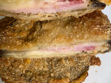 Bocaditos de berenjenas jamón y queso en freidora de aire. Una delicia fácil, económica y rendidora
