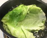 A picture of step 1 of Stuffed Cabbage Roll.