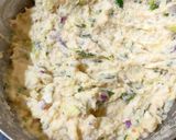 A picture of step 1 of Cabbage Vada.