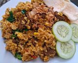 Foto langkah ke 8 dari resep Nasi Goreng Sapi Ala Restoran.