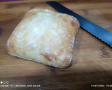 Foto del paso 1 de la receta: Triángulo de crema de queso azul y salmón ahumado