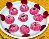 A picture of step 3 of Rose Coconut Ladoo - Fireless Quick Ladoo In 15 Minutes.