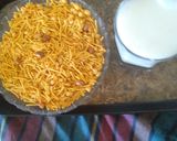 A picture of step 4 of Spicy mixture and coconut crush.