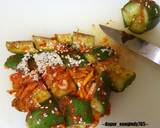 Oi sobagi / Kimchi Timun langkah memasak 4 foto