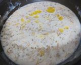 A picture of step 4 of Sago semiya kheer.