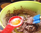 A picture of step 7 of Eggless Choco-Walnut Cake - Step by Step Recipe.