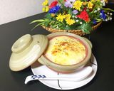 Hình bước làm 2 của món Cơm trộn phô mai,sốt trắng đút lò (white sauce)