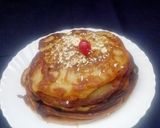 A picture of step 4 of Banana pancake (eggless).