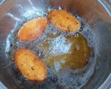 Foto del paso 11 de la receta: Croquetones bombón de pollo abierto asado con doble rebozado