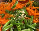 A picture of step 4 of Spicy Honey Lemon Lettuce Salad.