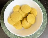 A picture of step 1 of Khaati Meethi Aam Ki Poori.
