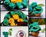 Foto langkah ke 6 dari resep Rose Apple Roll Tanpa Oven.