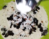 A picture of step 2 of Nutella Banana Gulgula.