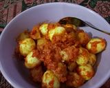 Foto langkah ke 9 dari resep Bakso Telor Puyuh Pedas Badai.