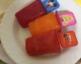 A picture of step 2 of Colourful ice candy.