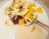 A picture of step 5 of Fruit milk powder Malpua.