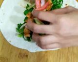 A picture of step 8 of Malai Boti Shawarma Roll.