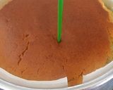 A picture of step 6 of Eggless Vanilla Sponge Cake.