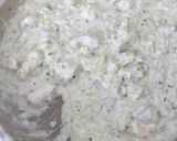 A picture of step 5 of Leek and Chicken Pie.