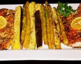 A picture of step 13 of Mike's Complete Salmon Dinner [Grilled Or Baked].