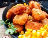 A picture of step 4 of Cheese Corn Nuggets.