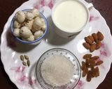 A picture of step 1 of Makhana Kheer.