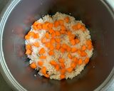 A picture of step 2 of Rice Cooker Fried Rice.