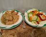 Foto del paso 4 de la receta Pollo con salsa de mostaza acompañada de ensalada