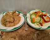 Foto del paso 4 de la receta: Pollo con salsa de mostaza acompañada de ensalada