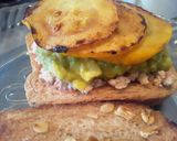 Foto del paso 8 de la receta: Sándwich de Atún... 🍞🥫🥑🥒🥓🥪con aros de Pan de Arroz🍟🥨.
