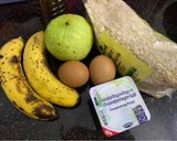 Hình bước làm 1 của món Bánh yến mạch chuối ổi 🍌 🥥