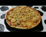Foto del paso 1 de la receta Pizza 4 quesos, piña y champiñones