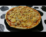 Foto del paso 1 de la receta: Pizza 4 quesos, piña y champiñones