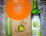 Foto langkah ke 1 dari resep Es Mentimun Nata de Coco.