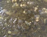 A picture of step 1 of Palak saag.