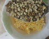A picture of step 1 of Shahi mix daal.