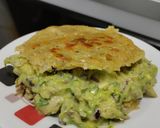 Foto del paso 7 de la receta: Arepa🥯rellena🥙de aguacate🥑y pollo🍗cremosos🌿🥑🥛