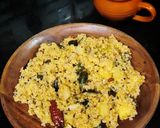 A picture of step 6 of Daliya upma (Broken wheat upma).
