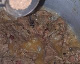 A picture of step 6 of Meat with dry whole spices.